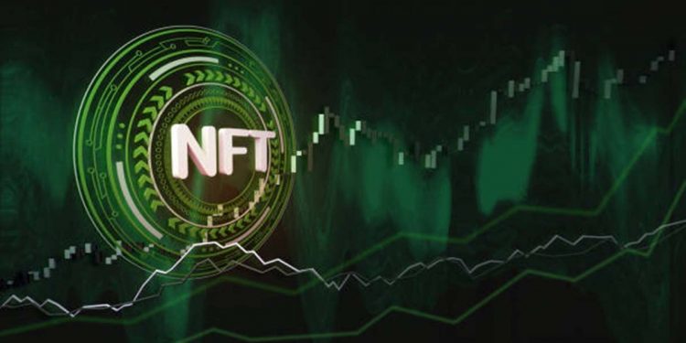 NFT non fungible token background